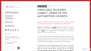 
                            11. Carousell acquires Caarly, gears up for automotive growth – Carousell ...