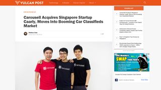 
                            12. Carousell Acquires Caarly, Moves Into Booming Car Classifieds Market