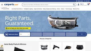 
                            11. CarParts.com - Discount Auto Body Parts Online, Cheap Aftermarket ...