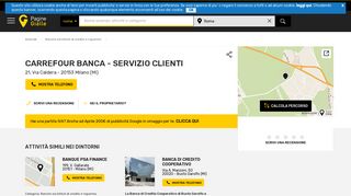 
                            6. Carrefour Banca - Servizio Clienti, Milano - MI - Banche ed istituti di ...