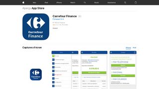 
                            12. Carrefour Finance dans l'App Store - iTunes - Apple