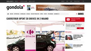 
                            9. Carrefour opent 30 drives in 2 maand | Gondola