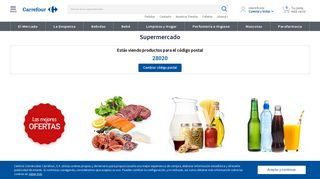 
                            3. Carrefour supermercado compra online