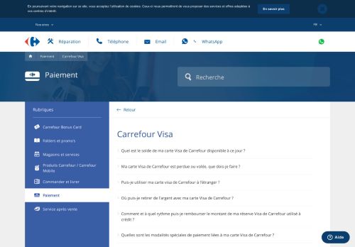 
                            4. Carrefour Visa – Carrefour