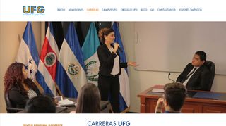 
                            11. Carreras UFG | Universidad Francisco Gavidia - Nuevo Ingreso UFG