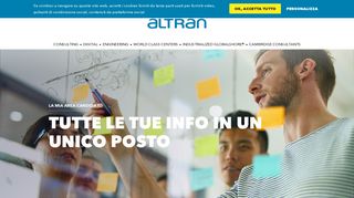 
                            2. Carriera Altran : il portale della mia candidatura - Altran