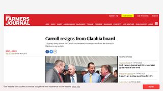 
                            7. Carroll resigns from Glanbia board 06 November 2015 Free
