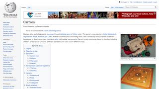 
                            7. Carrom - Wikipedia