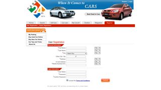 
                            4. Cars24 - User Registration - Cars24.In