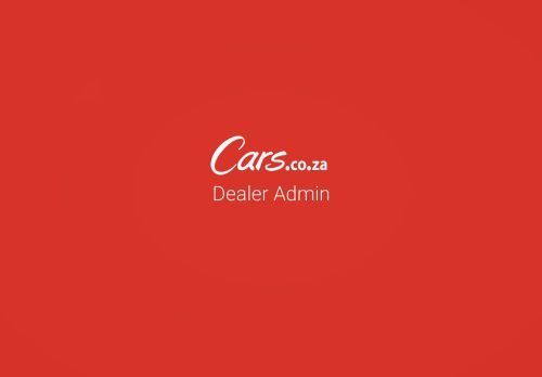 
                            1. Cars.co.za Dealer Admin