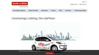 
                            4. Carsharings Liebling: Die cityFlitzer | book-n-drive Carsharing – So ...