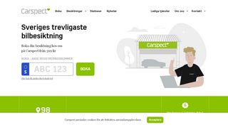 
                            8. Carspect bilbesiktning – boka bilprovning eller välj drop-in