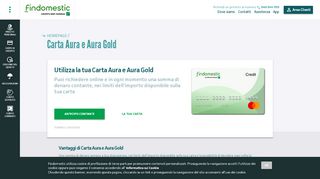 
                            7. Carta Aura: Carta di Credito Revolving Online | Findomestic