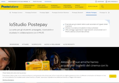 
                            5. Carta Postepay IoStudio - Poste Italiane