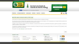 
                            6. Cartão agiliza inclusão de dados na Nota Legal - Portal Nota Legal