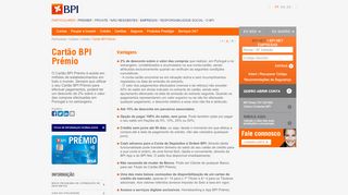 
                            2. Cartão BPI Prémio | Cartões de Crédito | Banco BPI