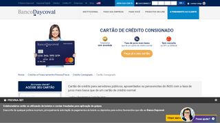 
                            9. Cartão Crédito Consignado - Banco Daycoval