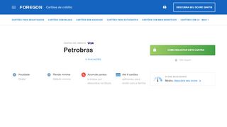 
                            5. Cartão de Crédito Petrobras Banco do Brasil Visa International