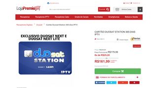 
                            8. Cartão Duosat Station 365 dias IPTV | LojaPremio