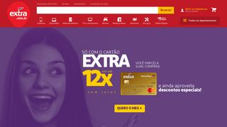 
                            9. Cartão Extra Itaucard – Extra.com.br