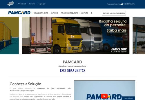 
                            4. Cartão Pamcard Bradesco - CAMINHONEIRO - roadcard