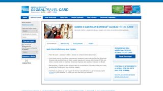 
                            5. Cartão Pré-Pago Internacional – American Express GlobalTravel Card