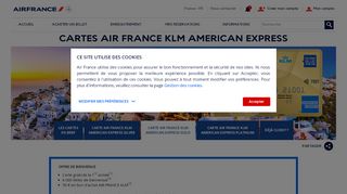 
                            7. Carte AIR FRANCE KLM – AMERICAN EXPRESS GOLD