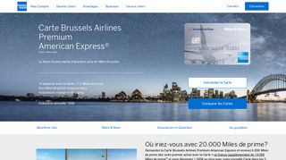 
                            10. Carte Brussels Airlines Premium Express - American Express