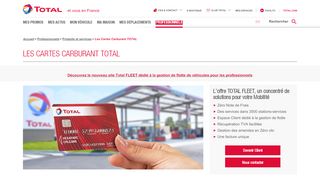 
                            6. Carte carburant, carte essence professionnels – TOTAL GR - Total.fr