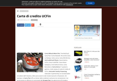 
                            11. Carte di credito UCFin | CheTassi