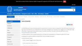 
                            5. Carte di Identità - Consolato Generale - Monaco di Baviera