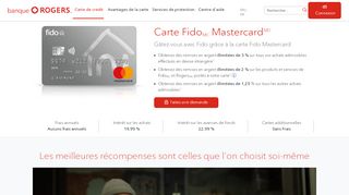 
                            5. Carte Fido Mastercard | Remises en argent, aucuns ... - Rogers Bank