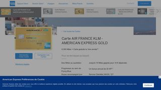 
                            2. Carte Gold Flying Blue AIR FRANCE KLM | Amex FR