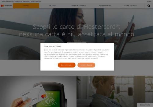 
                            1. Carte MasterCard e soluzioni di pagamento clienti