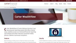 
                            11. Carter WealthView | Carter Financial Management