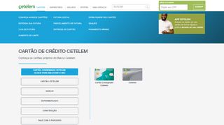 
                            5. Cartões de crédito Cetelem | Banco Cetelem