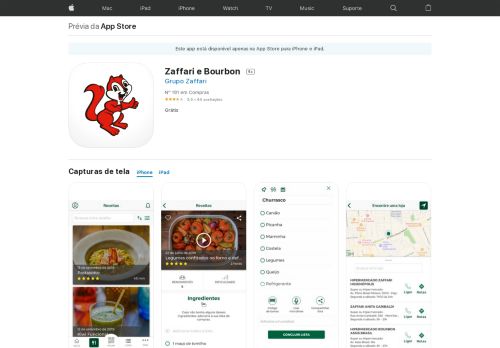 
                            10. Cartões Zaffari na App Store - iTunes - Apple