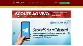 
                            13. Cartola FC Mix | O Maior Site de Dicas de Cartola FC