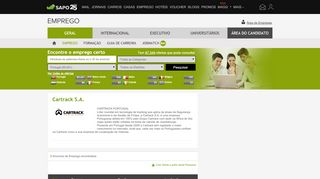 
                            10. Cartrack S.A. - Ofertas de Emprego - SAPO Emprego