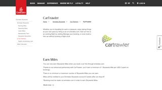 
                            9. CarTrawler | Our Partners | Emirates Skywards | Emirates ...