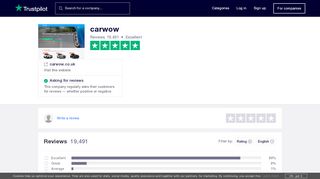 
                            8. carwow Reviews | Read Customer Service Reviews of ... - Trustpilot