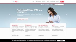 
                            4. CAS PIA - CRM system in the CRM Cloud - Web-based mobile CRM