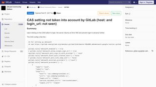 
                            3. CAS setting not taken into account by GitLab (host: and login_url: not ...