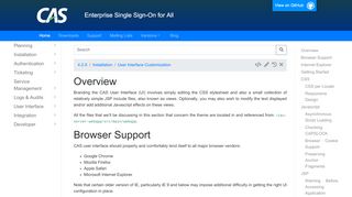 
                            13. CAS - User Interface Customization