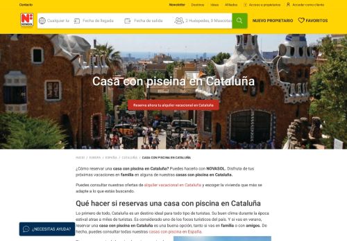 
                            3. Casa con piscina en Cataluña | NOVASOL-vacaciones.es