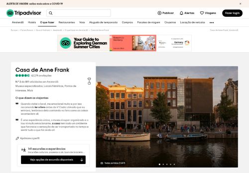 
                            6. Casa de Anne Frank (Amsterdã) - TripAdvisor