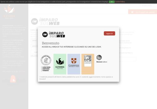 
                            1. Casa Editrice G. D'Anna - Pagina di login ad iMPAROSULWEB