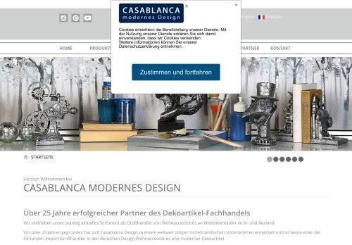 
                            1. Casablanca Design: Großhändler für Wohnaccessoires ...