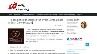 
                            2. → Casamento de Sucesso PDF: Veja Como Baixar Grátis!