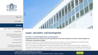 
                            5. casavi - das Wohn- und Serviceportal - Dr. Gerlich + Co ...